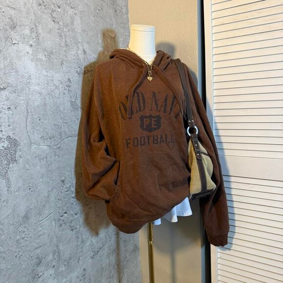 Preppy Soft Brown Fall Hoodie - Picture 3 of 8